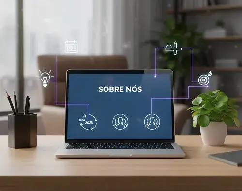 Imagem que descreve a página sobre nós