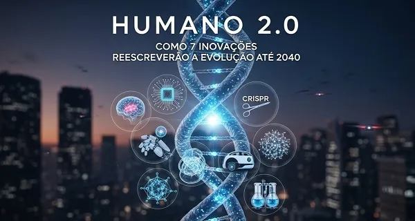 Humano 2.0: Como 7 Inovações Vão Reescrever a Evolução Até 2040